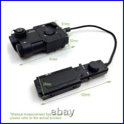 Tactical PERST-4 Aiming Sight IR & Green Laser + M600B Flashlight For Rifle US
