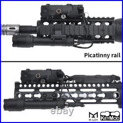 Tactical Picatinny NGAL IR LED Red Green Laser Sight M340A MLOK Flashlight Combo