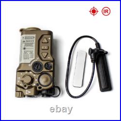 Tactical RAID-X Green Laser Sight IR Night Vision Hunting Light Adjustable Metal