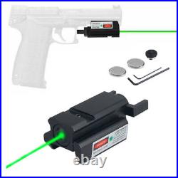 Tactical Red Green Dot Laser Sight Low Profile Picatinny Rail For Rifle Handgun
