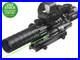 Tactical Rifle Scope Combo 3-9X32 Red Dot Green Laser for Picatinny Rail