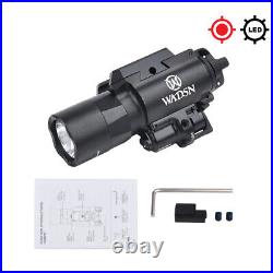 Tactical Ultra Green Red Dot White LED Search Light Hunting Weapon Torch