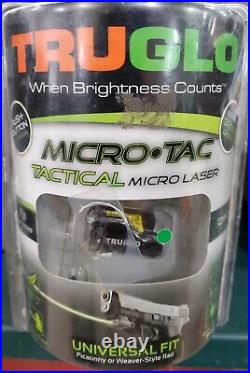 Tru Glo Micro-Tac Tactical Micro Laser- Green- Universal Fit