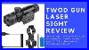 Twod Gun Laser Sight Review Green Dot 532nm Rifle Scope With 20mm Picatinny Mount