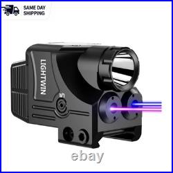 USB Rechargeable Laser Sight & Flashlight Combo 8 Modes, Lightweight Design