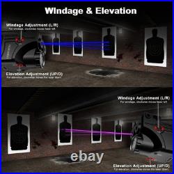 USB Rechargeable Laser Sight & Flashlight Combo 8 Modes, Lightweight Design