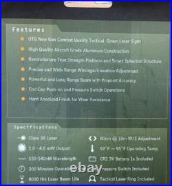 UTG COMPACT GREEN LASER SIGHT With TACTICAL RING SCP-LS279