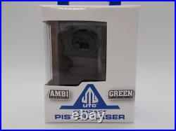 UTG Tactical Compact Pistol Laser Green Ambidextrous Aluminum Black