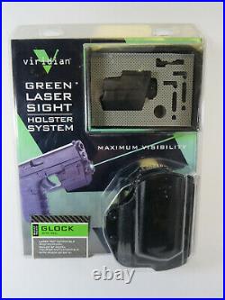 VIRIDIAN Glock Green Laser Sight Holster System / Built To Fit Glock With Rails