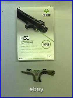 VIRIDIAN HS1 M-LOK Hand Stop With Integrated Green Laser Multicam New