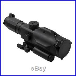 VISM SRT 3-9x42 Armorerd Rifle Scope with Green Laser Sight Fits Picatinny Rails