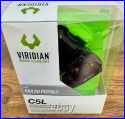 Viridian C5L Green Laser Sight & Tactical Light Class 3R? 5mW- Instant On /Black