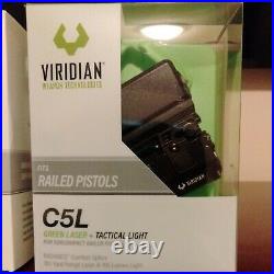 Viridian C5L Green Laser Sight with Tactical Light and laser ready auto holster