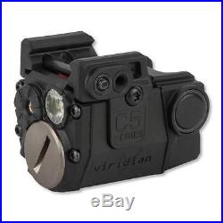 Viridian C5L-R Universal Sub-Compact Red Dot Laser Sight w Tactical Light- Black