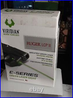 Viridian E Series Green Laser Sight Ruger LCP II 912-0022 New In Box