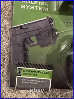 Viridian Green Laser Sight and Holster System for Glock Pistol with Universal Rail