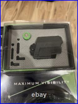 Viridian Green Laser Sight and Holster System for Glock Pistol with Universal Rail