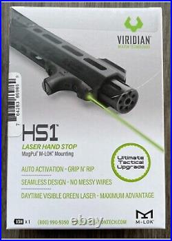 Viridian HS1 Green Laser Aiming Sight with Integral Mount fits MLOK Slots