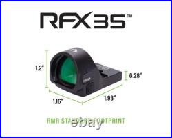 Viridian RFX35 Green Dot Reflex Sight 3 MOA 22x26mm RMR Footprint 981-0057