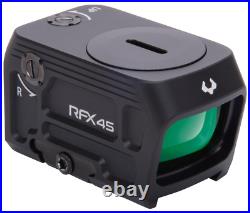Viridian RFX45 Closed Emitter 5 MOA Green Dot Sight with Docter Adapter ACRO Viridian RFX45 Closed Emitter 5 MOA Green Dot Sight with Docter Adapter ACRO