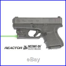 Viridian Reactor 5 Green Laser Sight (Constant/Pulse) for Glock 19/23 with Holster