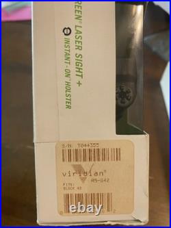 Viridian Reactor 5 Green Laser Sight Glock 42 with Instant-On Holster New in Box