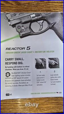 Viridian Reactor R5 Gen 2 Green Laser Sight and Holster for Glock 17/19/22/23