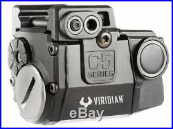 Viridian Universal Sub-Compact Green Laser Sight, Ambidextrous, Black C5