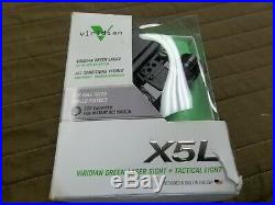 Viridian X5L Green Laser Sight + Tactical Light With Box and Acc NR