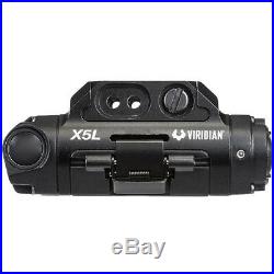 Viridian X5L Green Laser Sight with Tactical Light and Mounted HD Camera