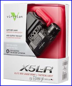 Viridian X5L-R Red Laser Sight with Tactical Light for Full Sized Railed Pistols