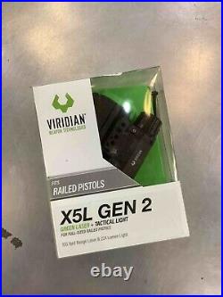 Viridian X5l Gen 2 Green Laser Sight And Tac Light Universal Rail Mount