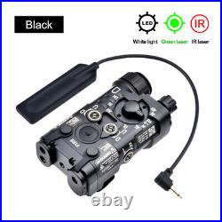 WADSN Airsoft Metal NGAL PEQ Green Laser Srtobe/IR Hunting Flashlight 20mm Rail