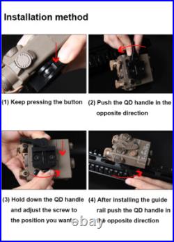 WADSN DBAL-A2 green Laser+white light function/IR Laser Strobe Light WD06002 US