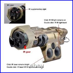 WADSN MAWL-C1 IR + Green Laser Sight Hunting White LED Light 20mm Picatinny Rail