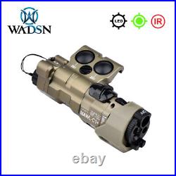WADSN MAWL C1+ Laser Red Green IR Laser Sight White LED Strobe Flashlight New