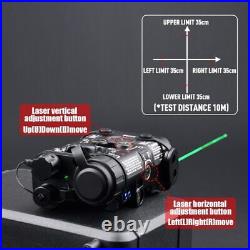 WADSN Metal NGAL Green Laser Sight Strobe Hunting IR Laser Flashlight- Black