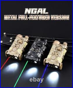 WADSN Metal NGAL Green Laser Sight Strobe Hunting IR Laser Flashlight- Black