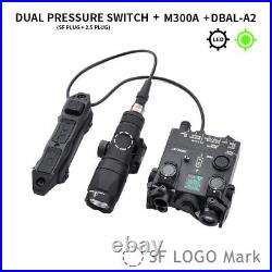 WADSN Tactical Airsoft DBAL-A2 Red Green LASER IR Laser White Strobe Flashlight