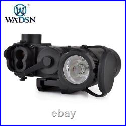 WADSN Tactical DBAL D2 Dual Color Laser LED White + IR Flashlight Device BLACK