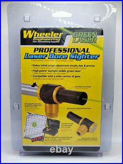 Wheeler Professional Bore Sight Green Laser Most Caliber Rifle Handgun 589922