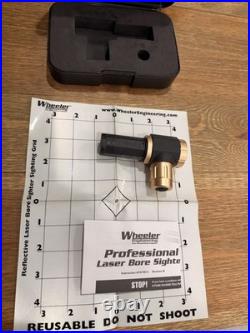 Wheeler Professional Laser Bore Sighter Green 589922 Tested Case, Grid, Manual