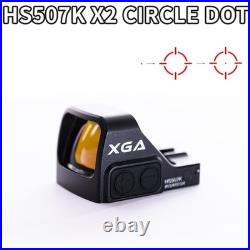 XGA HS507K X2 Multi Reticle Open Reflex Optical Red Dot Sight