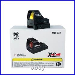 XGA HS507K X2 Multi Reticle Open Reflex Optical Red Dot Sight XGA HS507K X2 Multi Reticle Open Reflex Optical Red Dot Sight